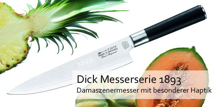 Dick Messerserie 1893 - Damaszenermesser mit besonderer Haptik