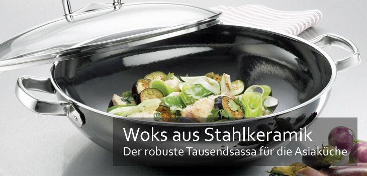 Woks aus Stahlkeramik - Der robuste Tausendsassa für die asiatische Küche