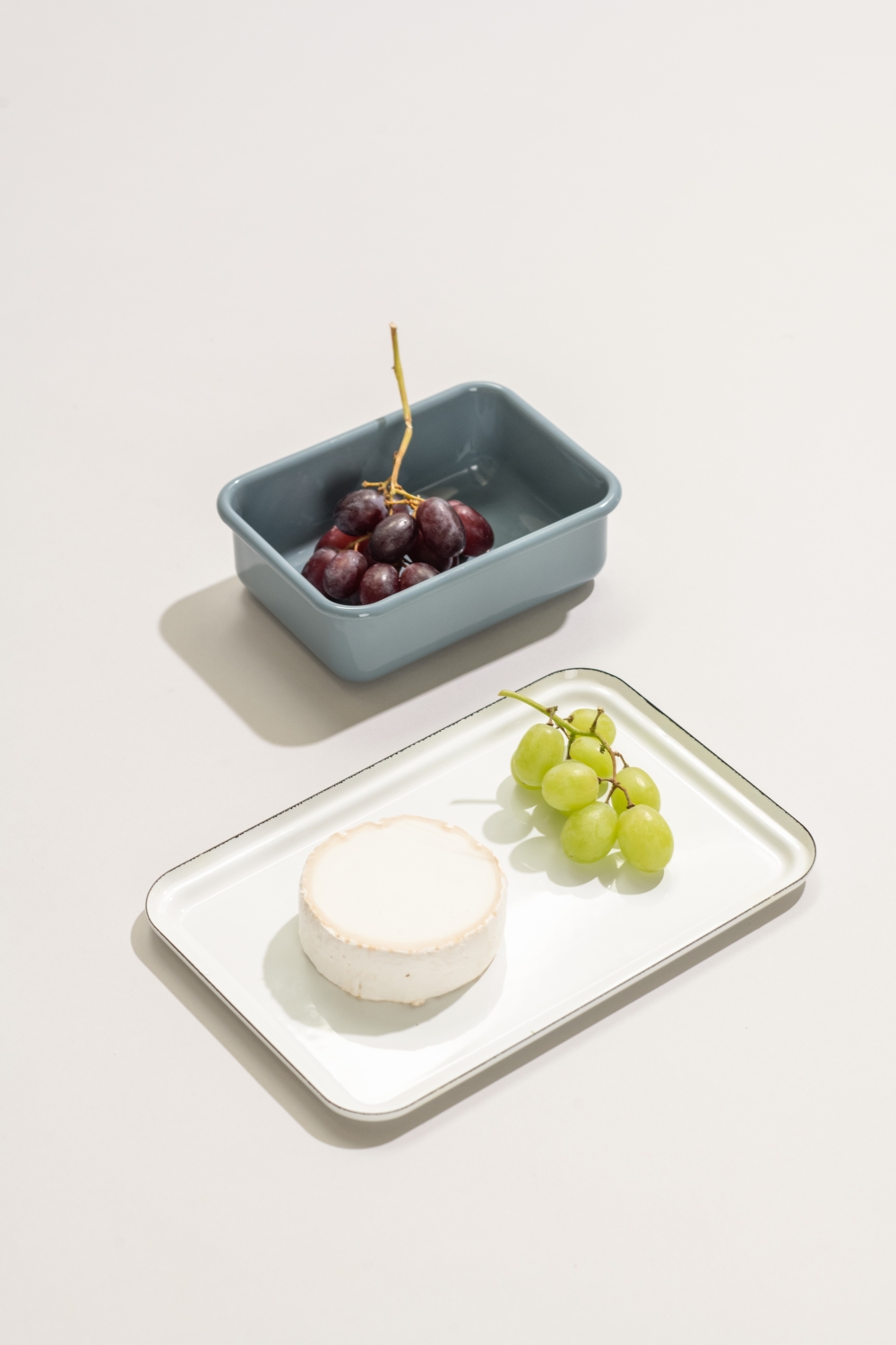 Riess Vorratsbehälter Mit Deckel – 15x11x5 Cm, Emaille, HEIDELBEERBLAU, Serie SERVE + STORE, Made In Austria