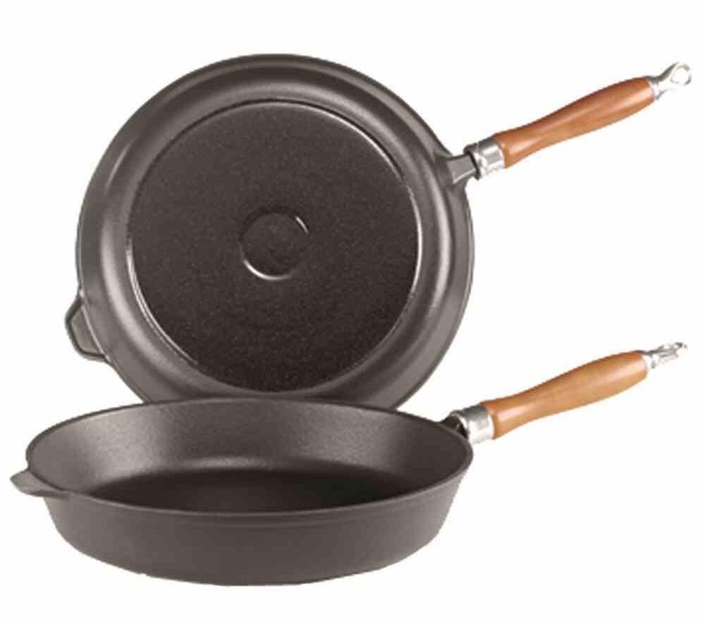 Karl Krüger Gusseisen-Fleischtopf Rustica, 20 Cm – Vielseitiger Topf Für Herd, Ofen & Grill