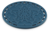 Le Creuset Silikonuntersetzer Tradition in deep teal