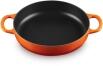 Le Creuset Servierpfanne Signature mit zwei Griffen in ofenrot