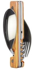 Akinod Multifunktionales Besteck 13h25, Olivenholz / Silber