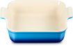 Le Creuset Auflaufform Tradition quadratisch in azure