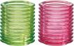La Rochère Teelichthalter BUZZ, 2er Set in kiwi und himbeere