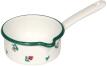 Riess Stielkasserolle aus Emaille mit Blumen