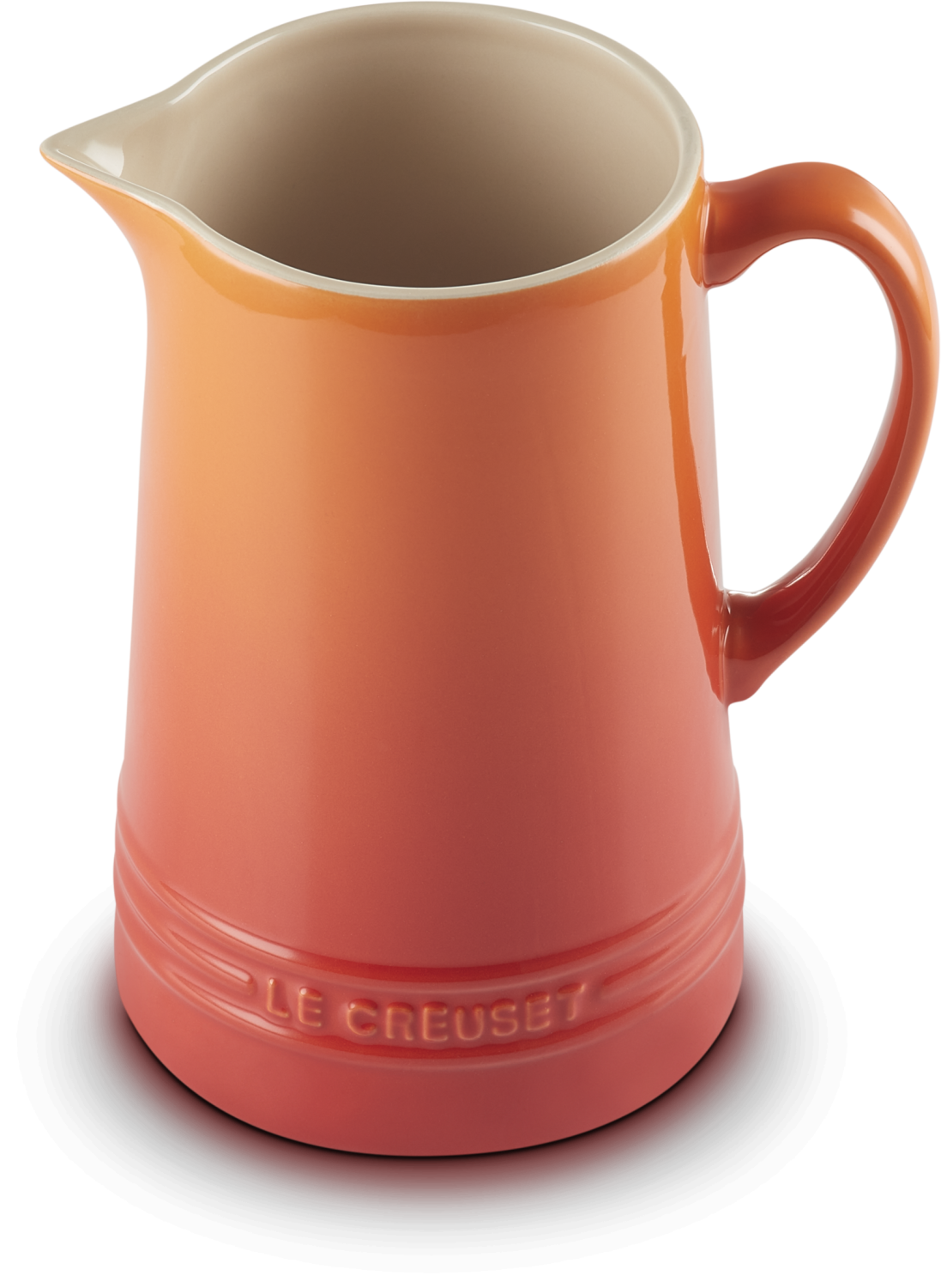 Le Creuset Saftkrug 0,6L - Eleganter Steingut-Krug Für Milch, Saft & Soßen