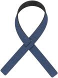 Lind DNA Serviettenring Loop Hippo, 4er-Set in Navy Blue