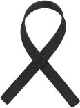Lind DNA Serviettenring Loop Serene, 4er-Set in Black