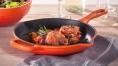 Le Creuset Brat- und Servierpfanne Signature in ofenrot