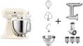 KitchenAid K&uuml;chenmaschine ARTISAN 5KSM185PS creme Kochprofi-Set