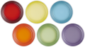 Le Creuset Speiseteller-Set Regenbogen, 6-teilig (B-Ware, guter Zustand)