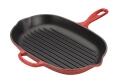 Le Creuset Grillpfanne Signature oval in kirschrot