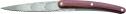 deejo Brotzeitmesser-Set, Olivenholz / Art Déco und Korallenholz / Art Déco