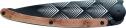 deejo Taschenmesser 37g, Wacholderholz / Art Déco