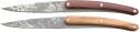 deejo Brotzeitmesser-Set, Olivenholz / Japanisch und Korallenholz / Japanisch