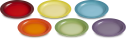 Le Creuset Speiseteller-Set Regenbogen, 6-teilig (B-Ware, guter Zustand)