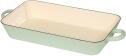 Riess Auflaufform mit Griffen aus Emaille in nilgr&uuml;n