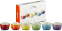 Le Creuset Mini-Förmchen Regenbogen, 6-teilig