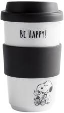 Kahla Peanuts Becher + Trinkdeckel 0,40 l, Be Happy