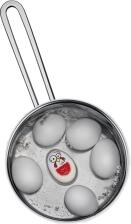 K&uuml;chenprofi Eier-Uhr Ei-Time in rot-wei&szlig;