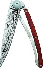 deejo Taschenmesser 37g, Korallenholz / Berg