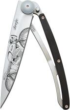 deejo Taschenmesser 37g, Ebenholz / Café Racer