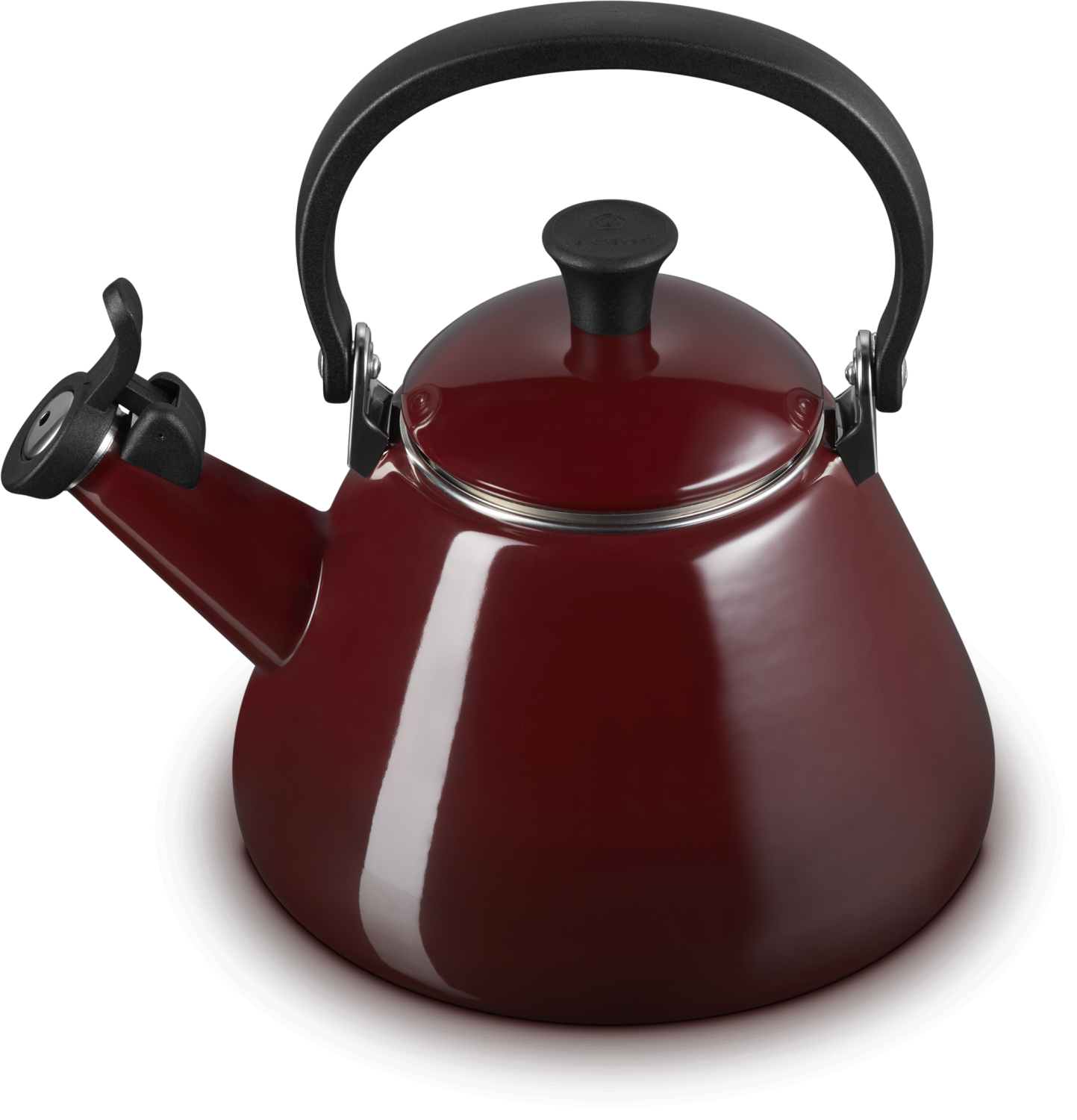 Le Creuset Wasserkessel Kone in garnet
