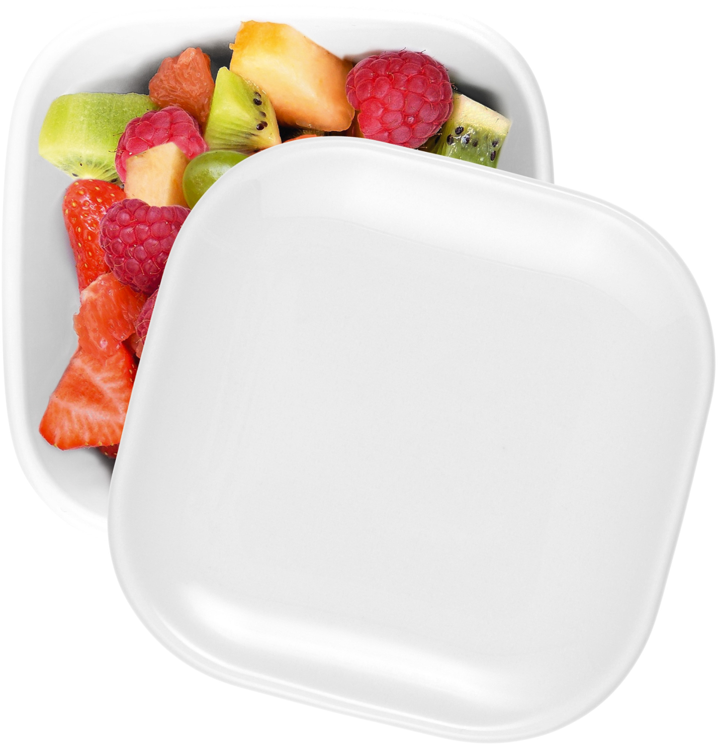 Seltmann Weiden No Limits Backform mit Deckel 12x12 cm Set 4-tlg., wei&szlig;