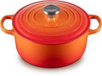 Le Creuset Bräter Signature rund in ofenrot