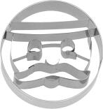 Birkmann Ausstechform Santa Claus rund 6 cm