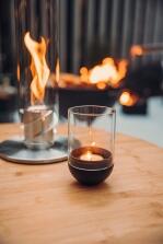 höfats GRAVITY CANDLE Windlicht, schwarz
