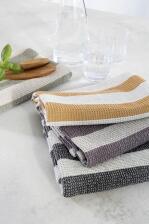 Caw&ouml; Home Geschirrtuch Cuisine Piqu&eacute; zimt/platin