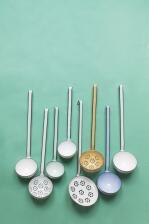 Riess Sch&ouml;pfl&ouml;ffel aus Emaille in t&uuml;rkis