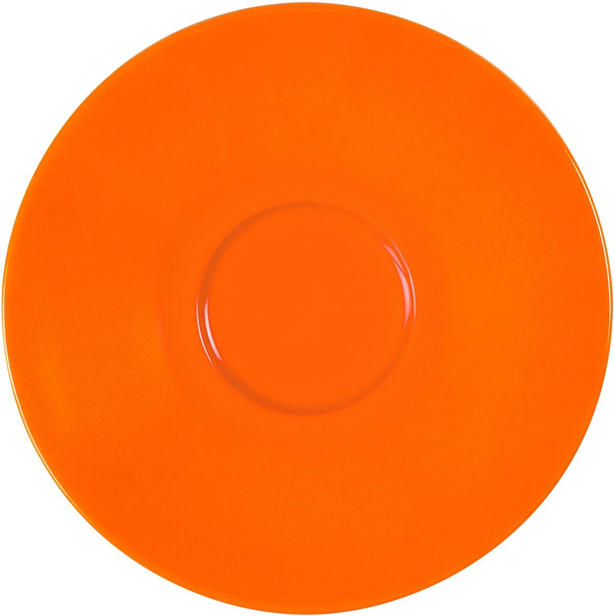 Eschenbach Porzellan Untertasse 16 cm in orange