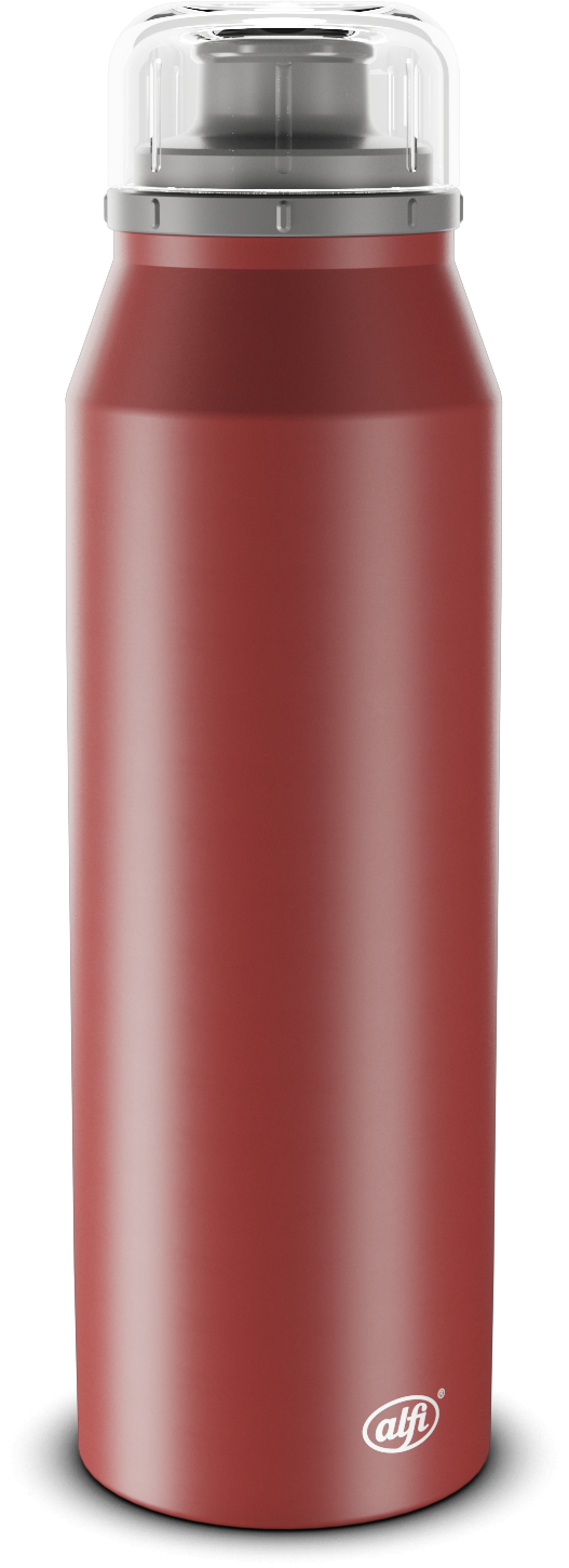 alfi Trinkflasche Endless Iso Bottle in mediterranean red matt, 0,5 Liter