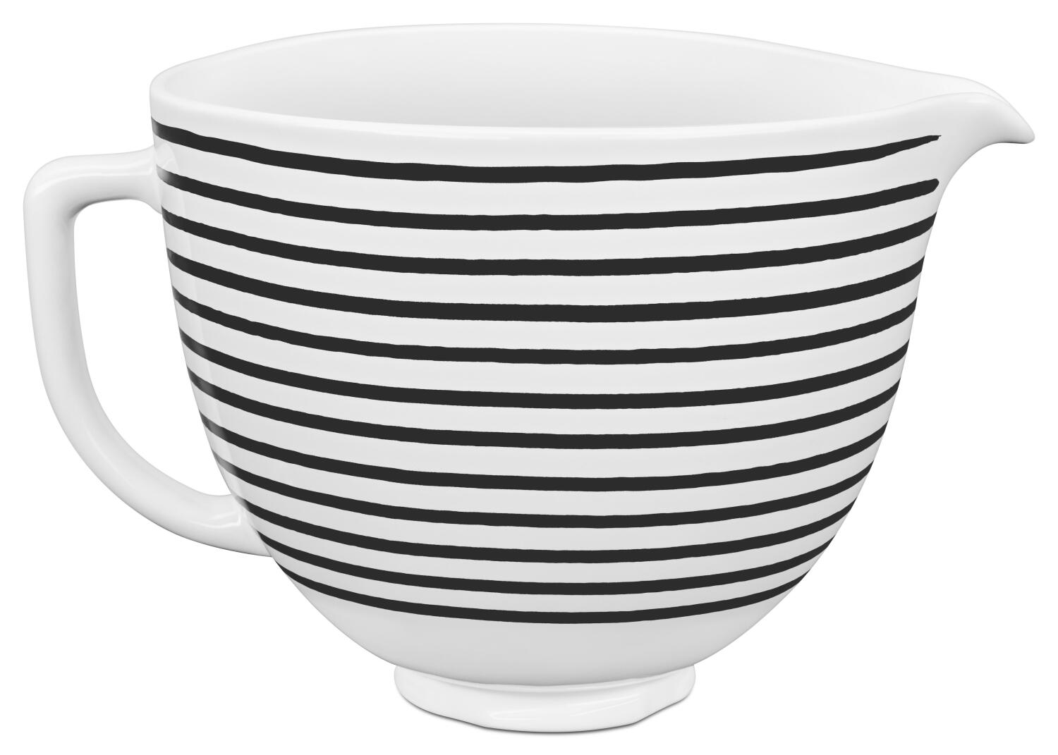 KitchenAid Keramikschüssel in horizontal stripes, 4,7 L