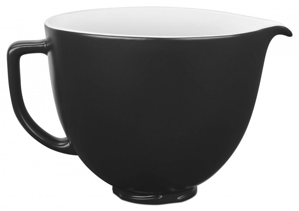 KitchenAid Keramikschüssel in schwarz, 4,7 L
