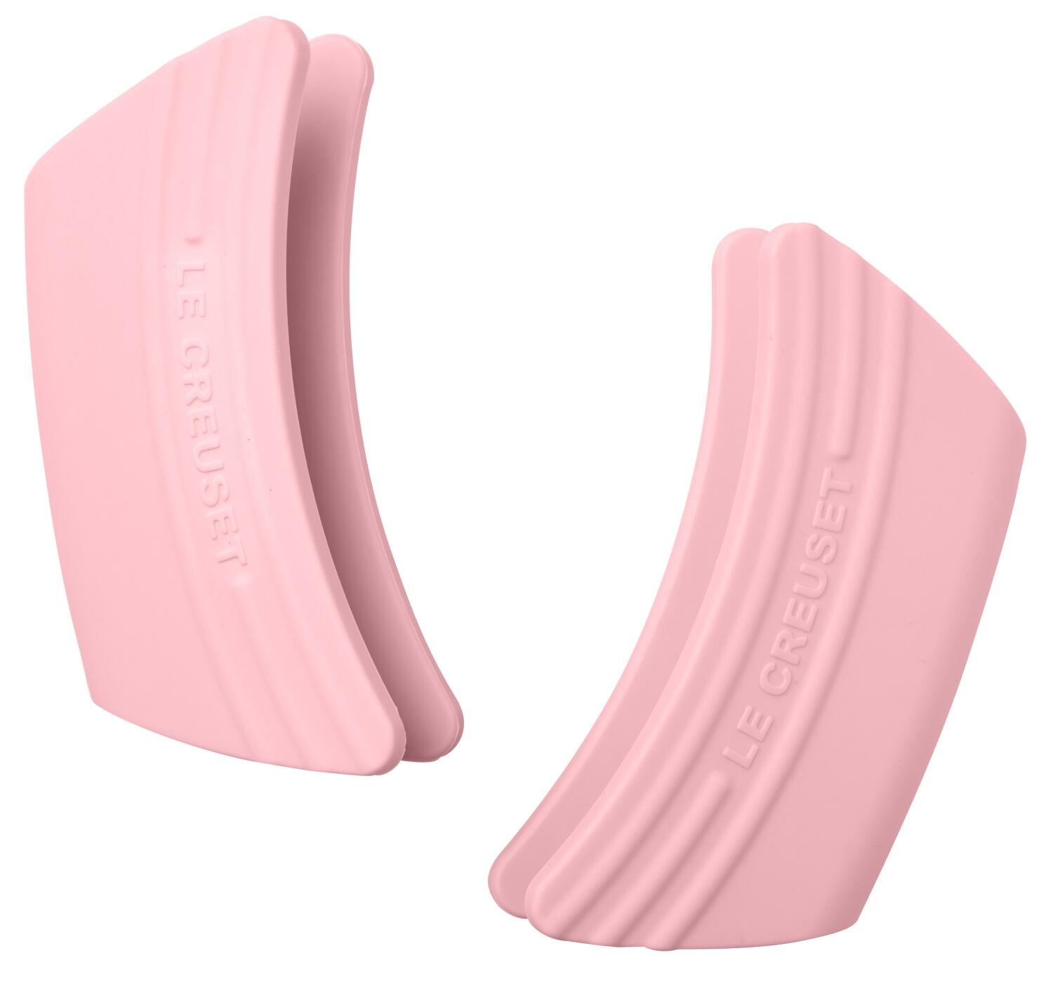 Le Creuset Topf-Griffschutz aus Silikon in shell pink, 2er Set