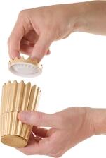 AdHoc Pfeffer- und Salzm&uuml;hle magnetisch im Set MagTwo, gold