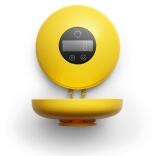 Hjortekær Wally Wand-Küchenwaage in gelb