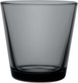 IITTALA Glas Kartio 21cl dark grey, 2er Set