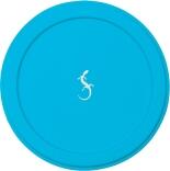 Lurch Joghurt-Deckel Silikon in blue curacao, 8er Set
