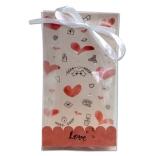Städter Pralinenhelfer Sweet Love 9 x 25 cm Transparent Set, 24-teilig