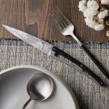 deejo Steakmesser, Ebenholz / Japanisch, 4 Stk.