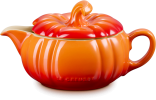 Le Creuset Sauciere Kürbis mit Deckel in ofenrot