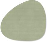 Lind DNA Glasuntersetzer Curve Corduroy, 4-er Set in Olive Green