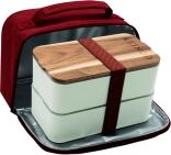 Akinod Bento und Lunchbag 11h58 in terracotta