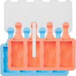Lurch Popsicle IceForm Wave in aquamarine/peach, 2er Set