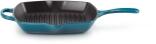 Le Creuset Grillpfanne Signature quadratisch in deep teal